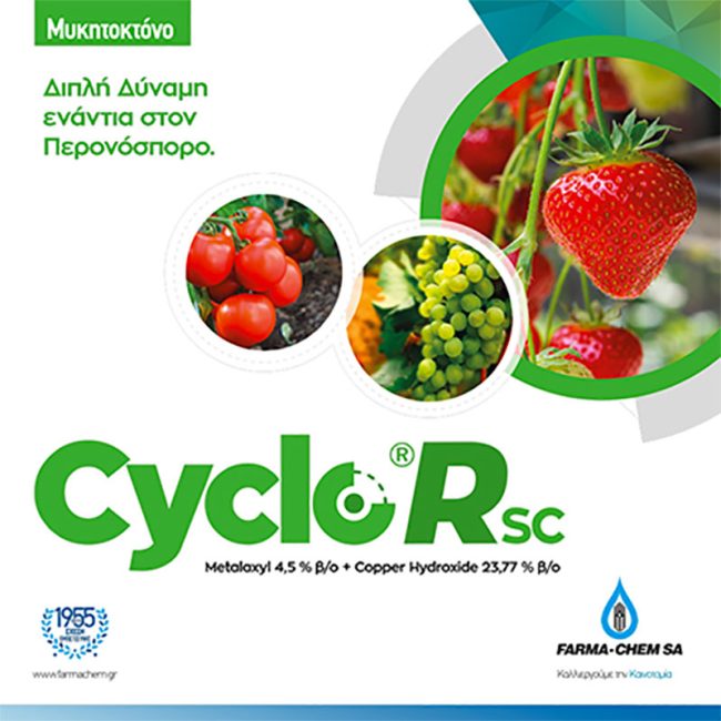CYCLOR SC - ΔΙΠΛH ΠΡΟΣΤΑΣIΑ ΕΝAΝΤΙΑ ΣΤΟΝ ΠΕΡΟΝOΣΠΟΡΟ